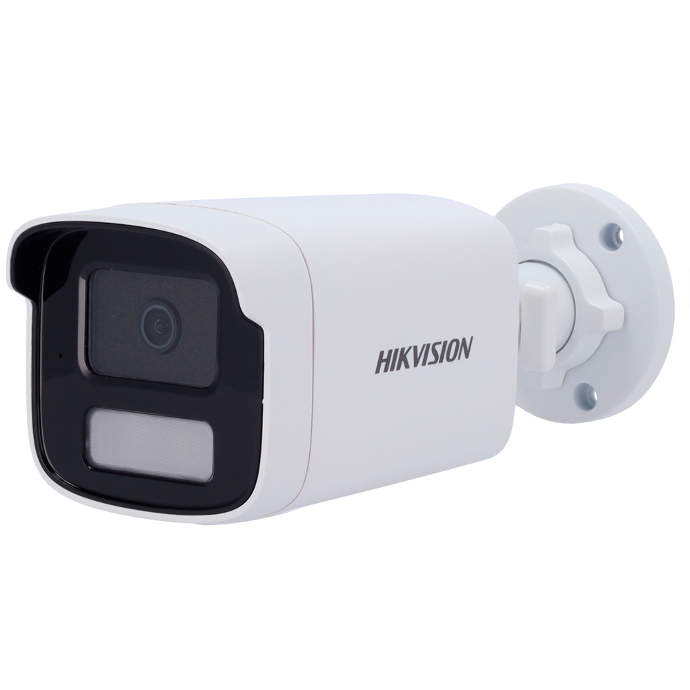 Hikvision Cámara Bullet IP gama Value color blanco 4 MP, 4 mm, PoE DS-2CD1T43G2-LIU(4mm)