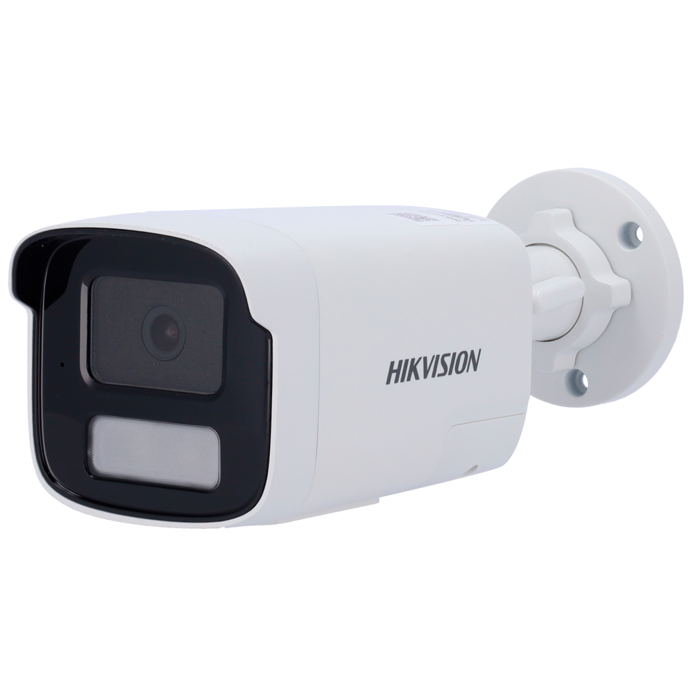 Hikvision Cámara Bullet IP Hikvision gama Value color blanco 8 MP, 4 mm, PoE DS-2CD1T83G2-LIUF/SL(4mm)