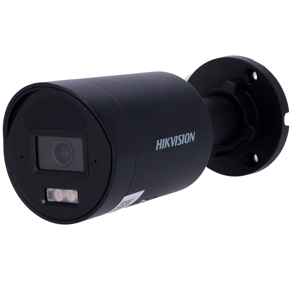 Hikvision Cámara Bullet IP gama PRO color negro 4 MP, 2.8 mm, PoE DS-2CD2043G2-LI2U(2.8mm)(BLACK)