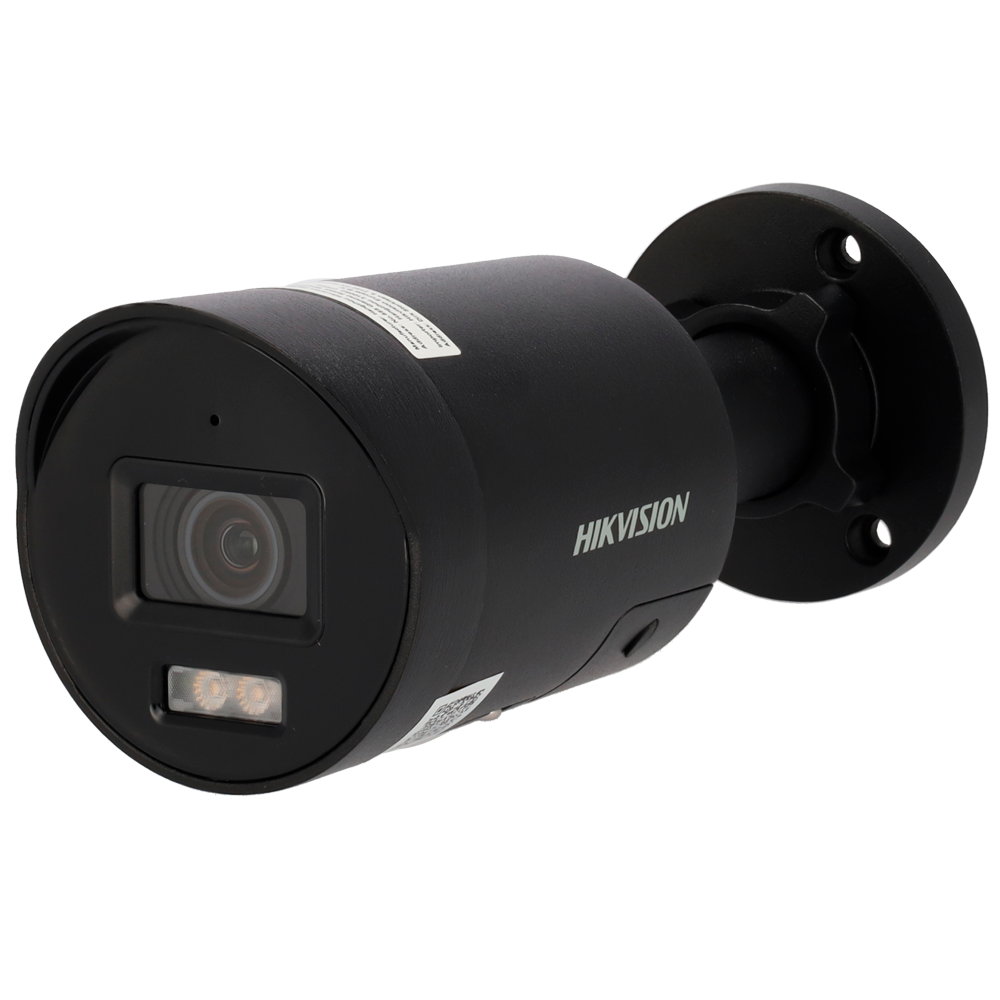 Hikvision Cámara Bullet IP gama PRO color negro 4 MP, 2.8 mm, WiFi, PoE DS-2CD2047G2H-LIU/SL(2.8)/eF//BLACK