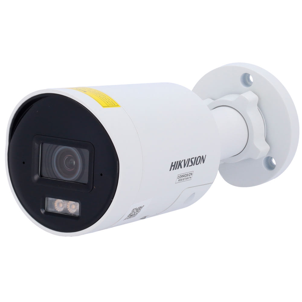 Hikvision cámara IP Bullet gama PRO ColorVu3.0 color blanco 4 MP, 2.8 mm, PoE DS-2CD2047G3-LI2UY/SL(2.8mm)