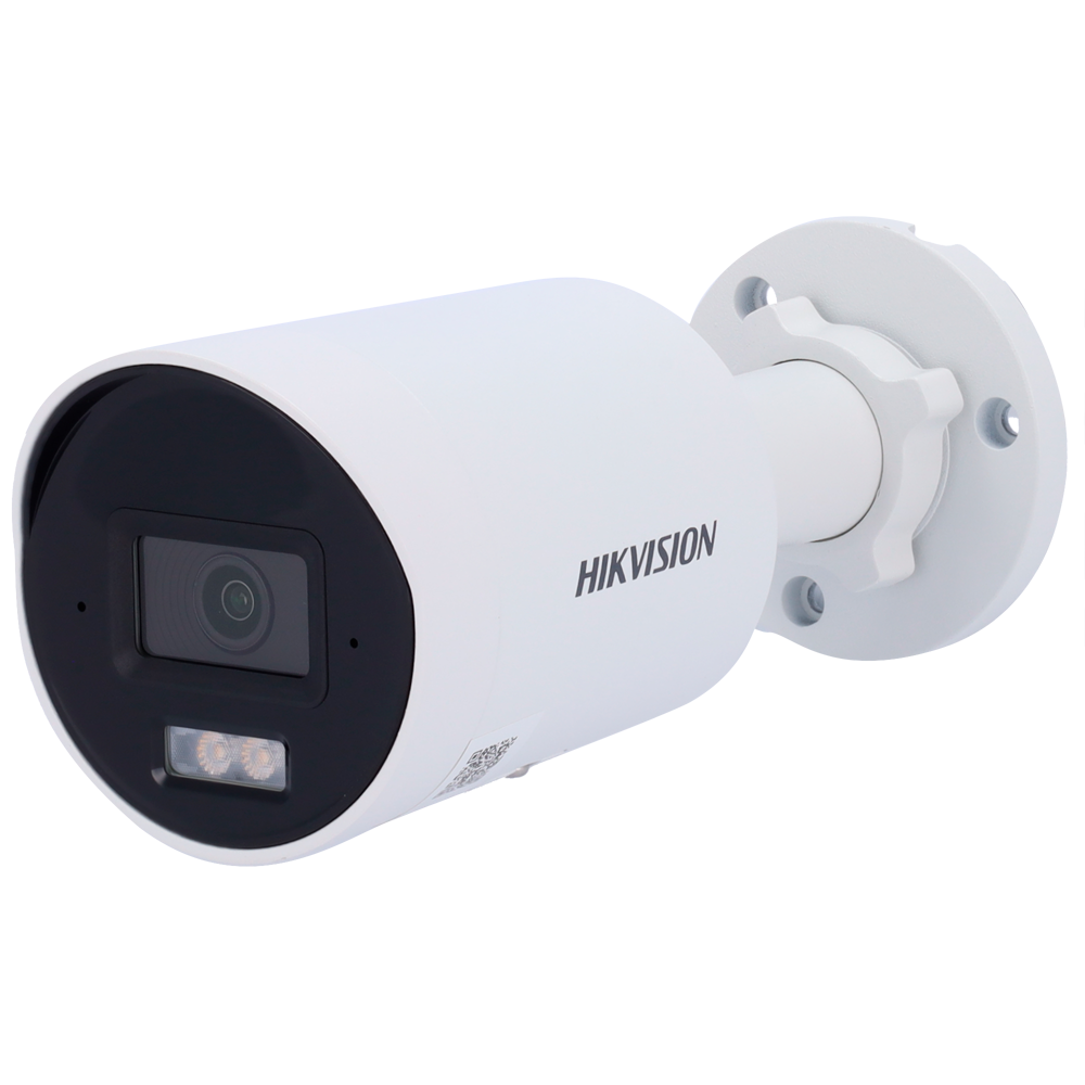 Hikvision Cámara Bullet IP gama PRO color blanco 6 MP, 2.8 mm, PoE DS-2CD2063G2-LI2U(2.8mm)