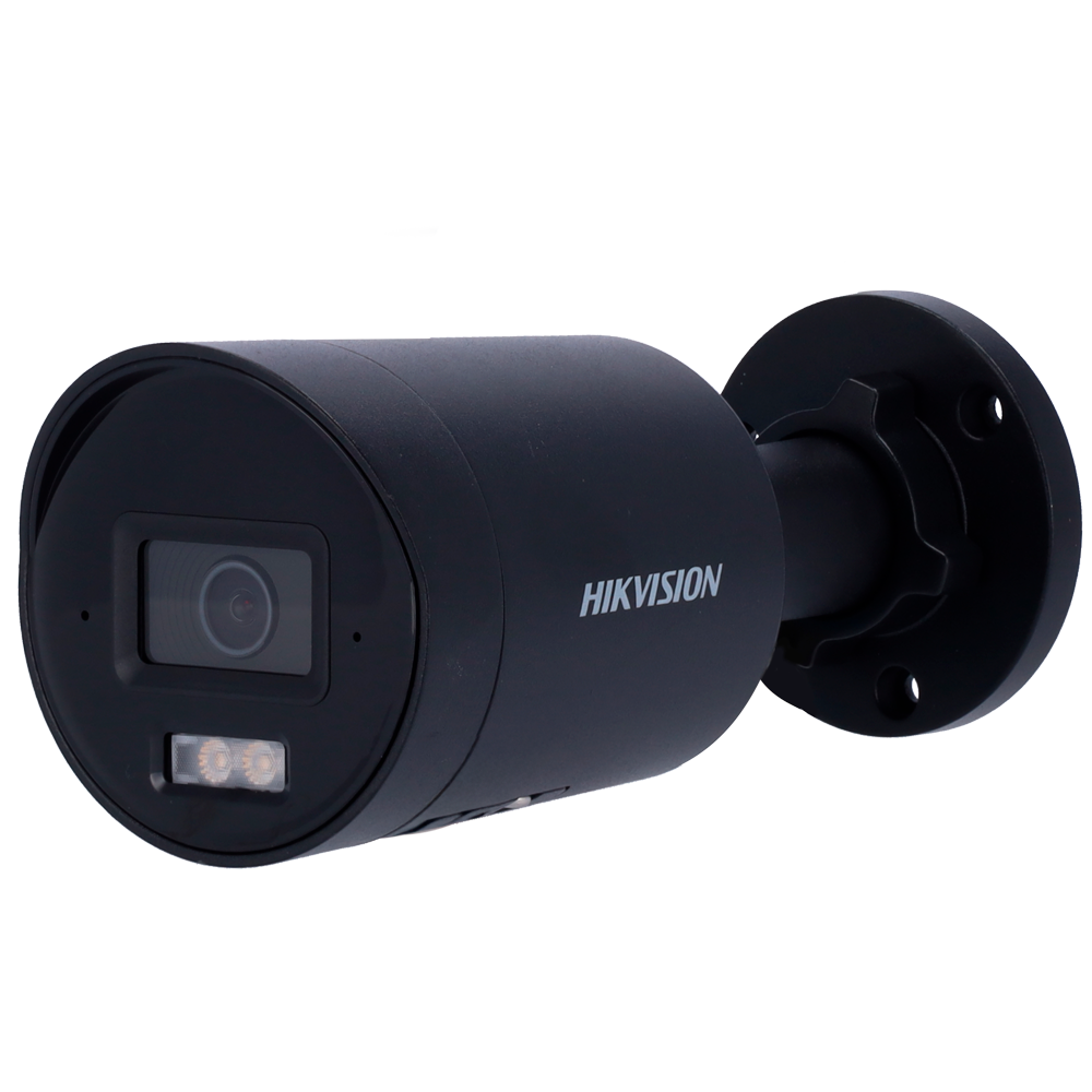 Hikvision Cámara Bullet IP gama PRO color negro 8 MP, 2.8 mm, PoE DS-2CD2083G2-LI2U(2.8mm)(BLACK)