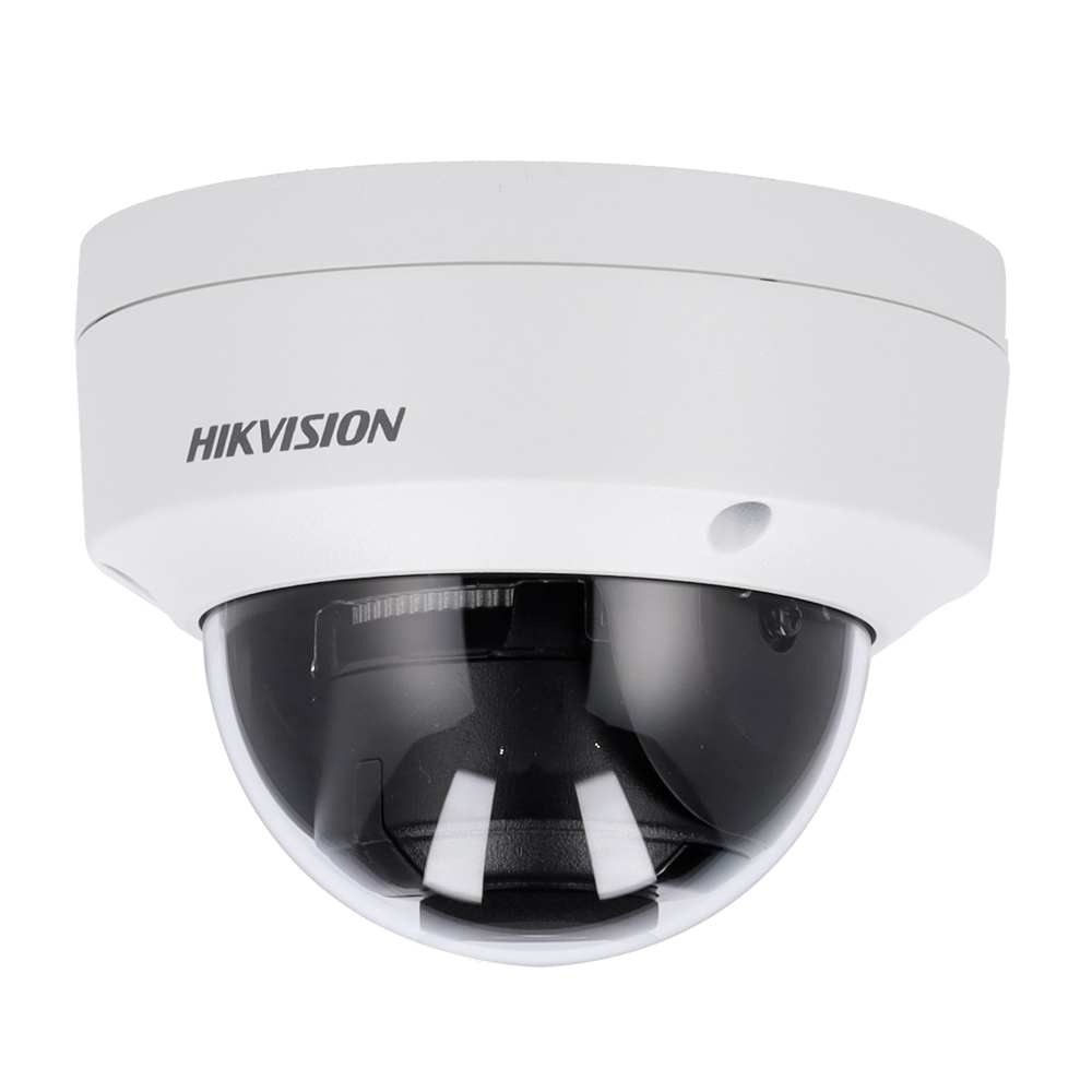 Hikvision Cámara Domo IP gama PRO color blanco 2 MP, 2.8 mm, PoE DS-2CD2123G2-IU(2.8mm)(D)