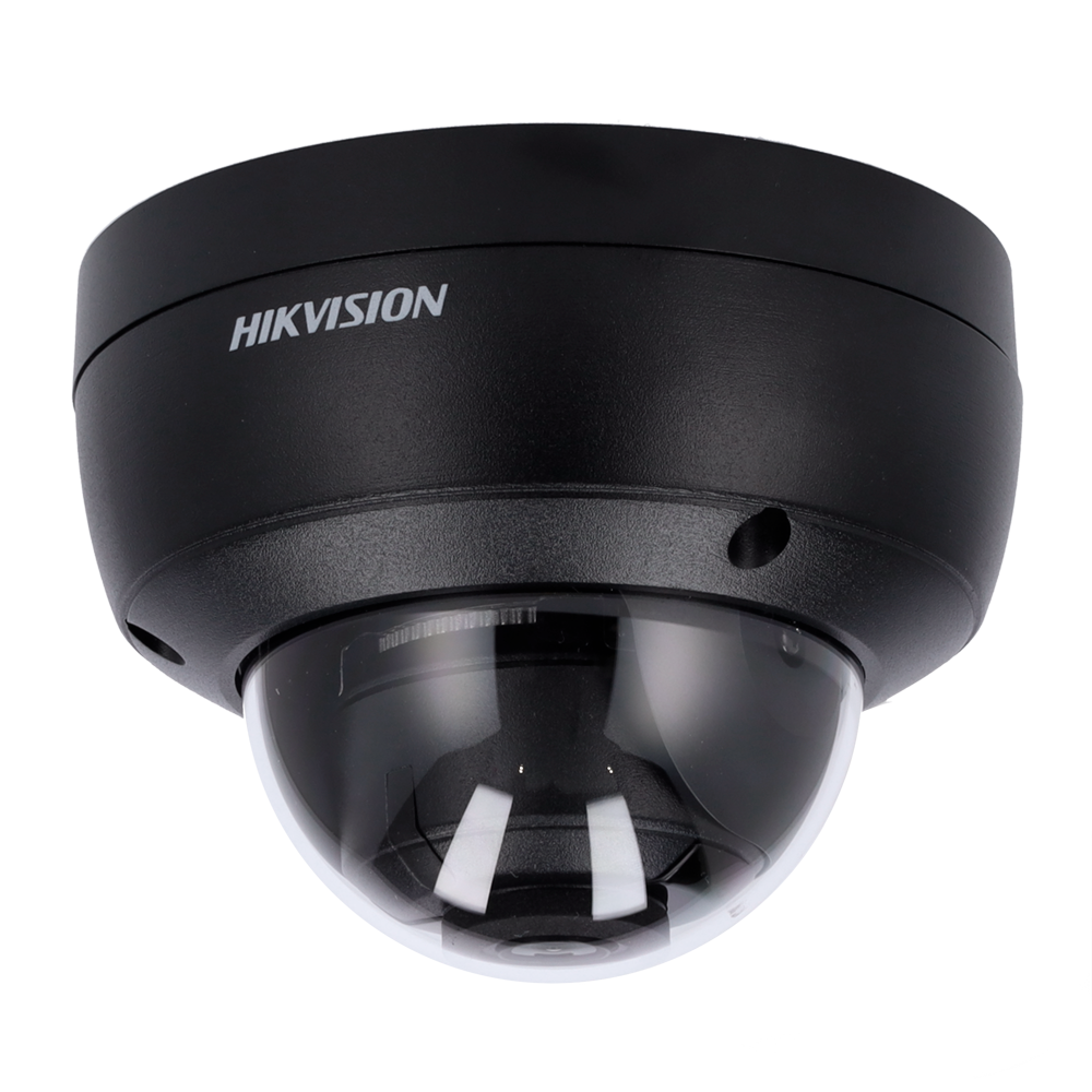 Hikvision Cámara Domo IP gama PRO color negro 4 MP, 2.8 mm, PoE DS-2CD2143G2-IS(2.8mm)(BLACK)