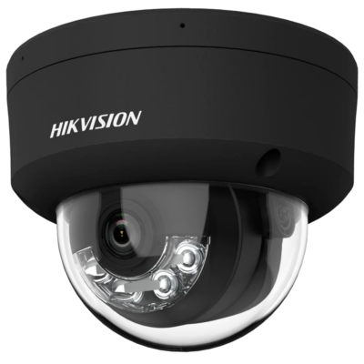 Hikvision Cámara Domo IP gama PRO color negro 6 MP, 2.8 mm, PoE DS-2CD2163G2-LIS2U(2.8mm)(BLACK)