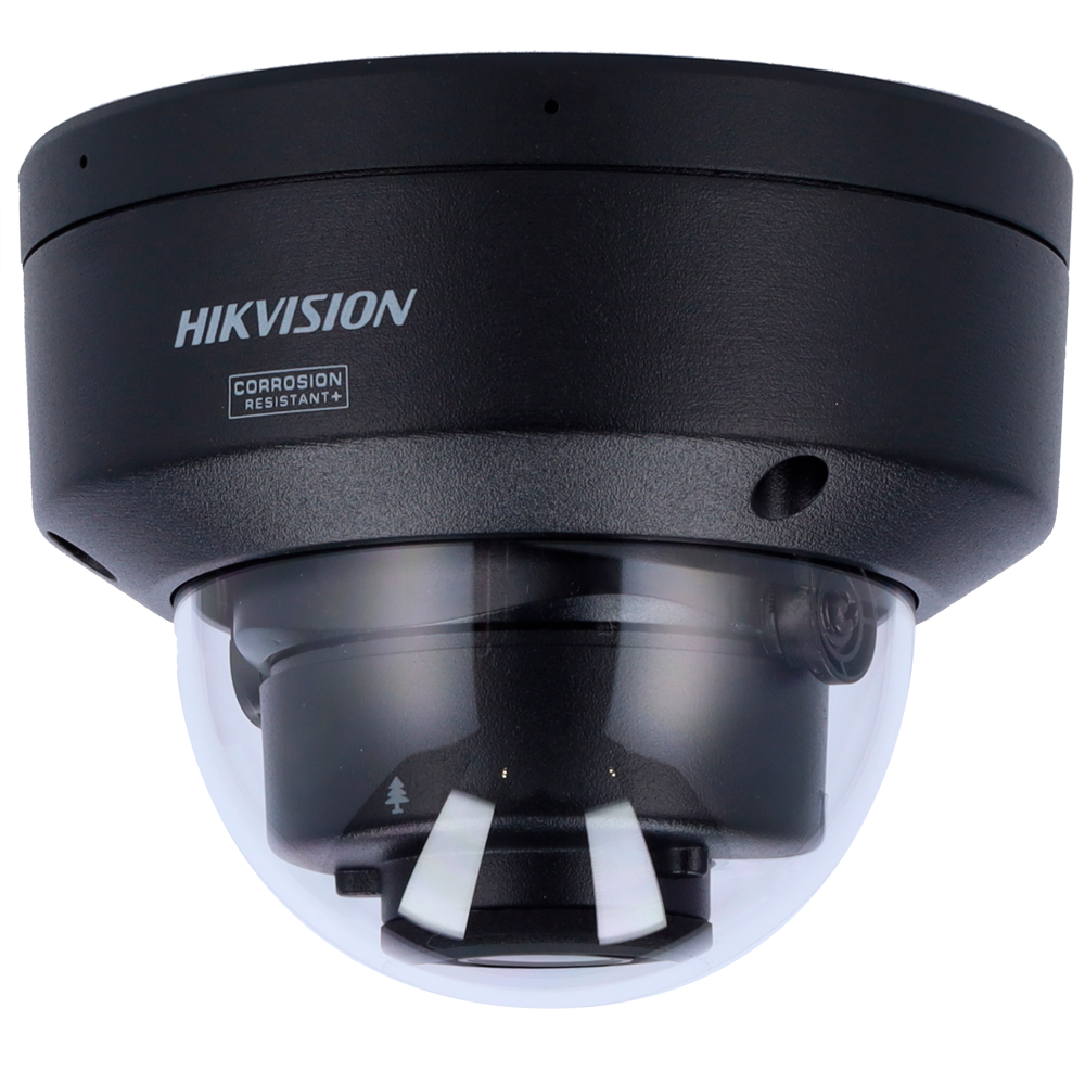 Hikvision cámara IP Domo gama PRO ColorVu3.0 color negro 8 MP, 2.8 mm, PoE DS-2CD2187G3-LIS2UY(2.8mm)(BLACK)