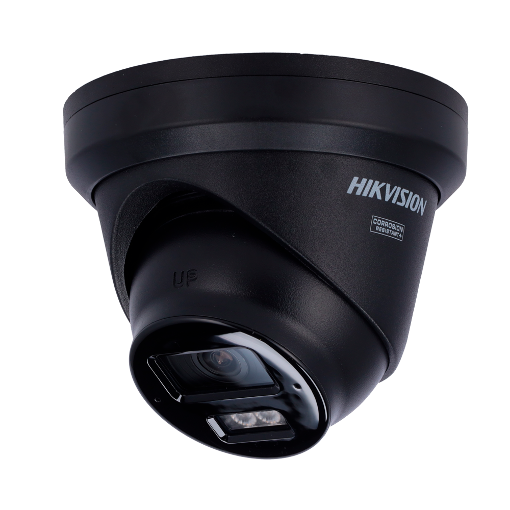 Hikvision cámara Turret IP gama PRO 4 MP, Dos lentes en una 2.8/4 mm, PoE DS-2CD2343G2-LIZ2UY(2.8/4mm)(BLACK)