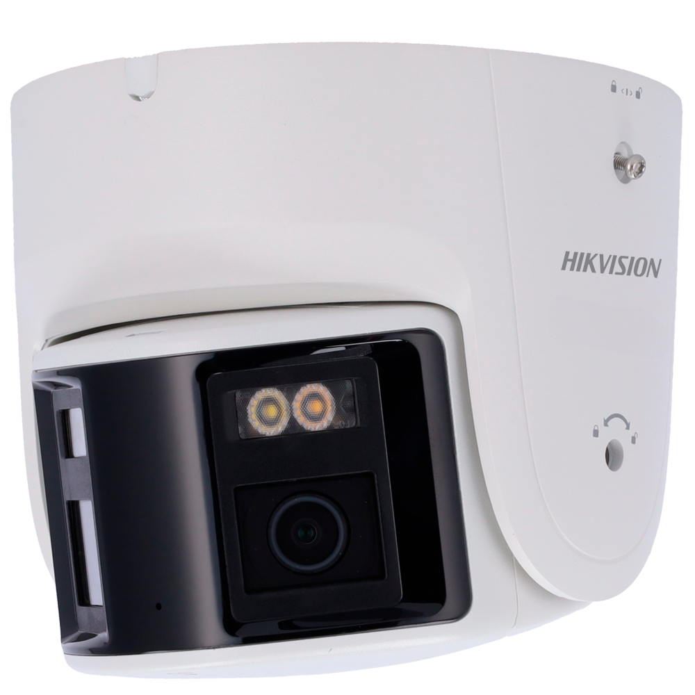 Hikvision Cámara Panorámica Domo IP gama PRO color blanco 6 MP, 2.8 mm, PoE DS-2CD2367G2P-LSU/SL(2.8mm)(C)