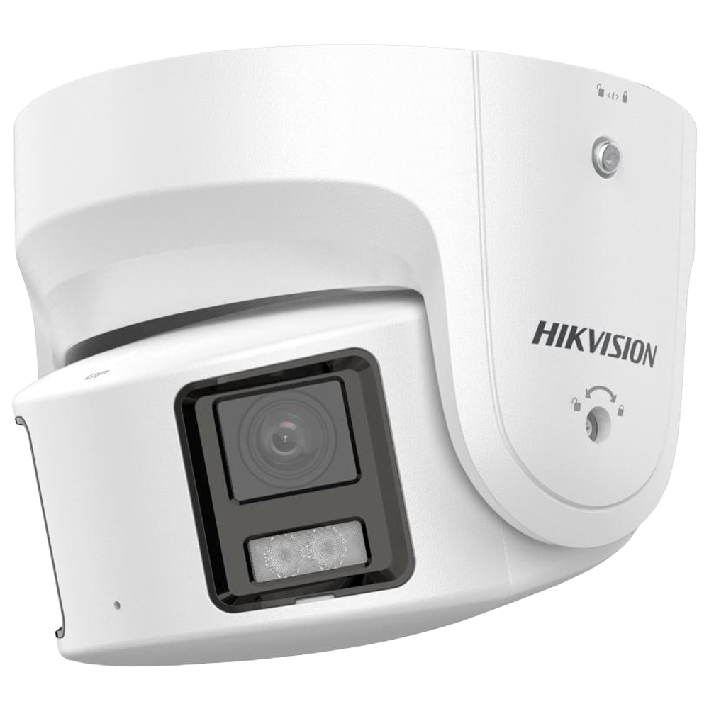 Hikvision Cámara Turret IP Panorámica gama PRO 8 MP, 4 mm, PoE DS-2CD2387G2P-LSU/SL(4mm)(C)