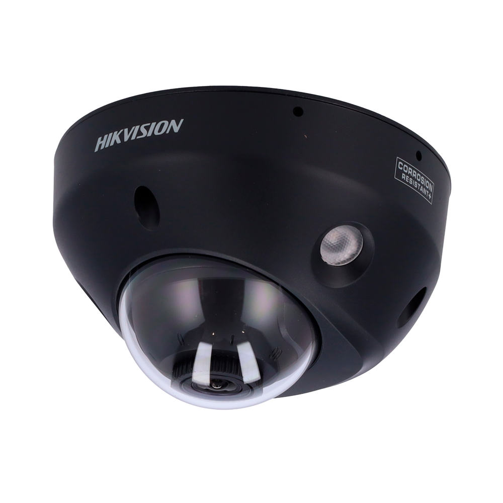Hikvision cámara Domo IP gama PRO color negro 4 MP, Dos lentes en una 2.8/4 mm, PoE DS-2CD2543G2-LIZS2UY(2.8/4mm)(BLACK)