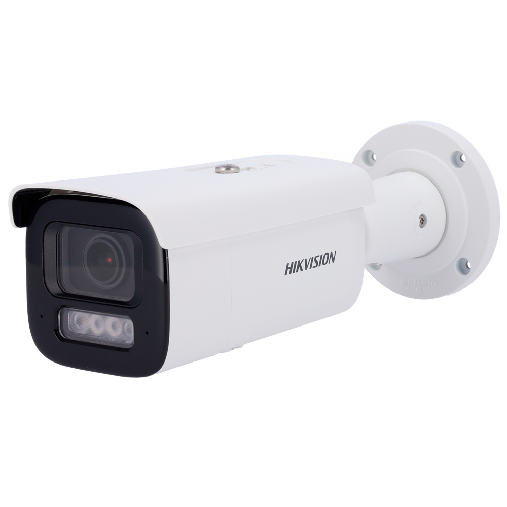 Hikvision cámara Bullet IP gama PRO color blanco 2 MP, 2.8 ~ 12 mm Motorizada, PoE DS-2CD2623G2-LIZS2U(2.8-12mm)