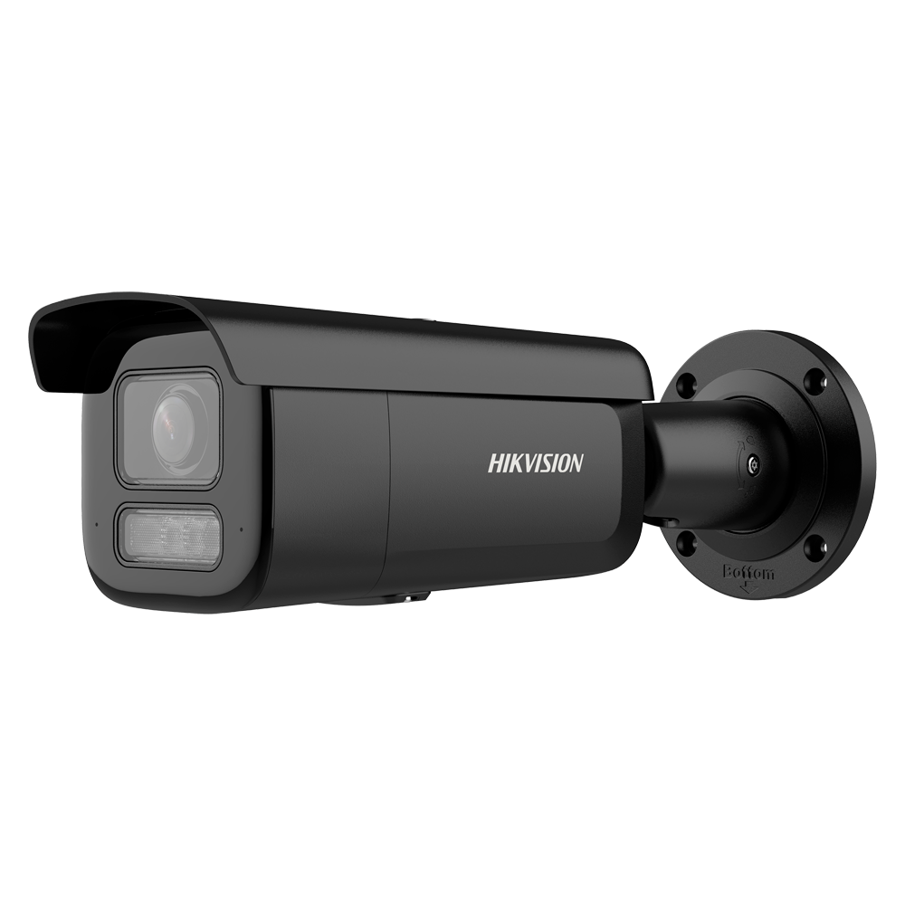 Hikvision cámara Bullet IP gama PRO color negro 4 MP, 2.8 ~ 12 mm Motorizada, PoE DS-2CD2643G2-LIZS2U(2.8-12mm)/BLACK
