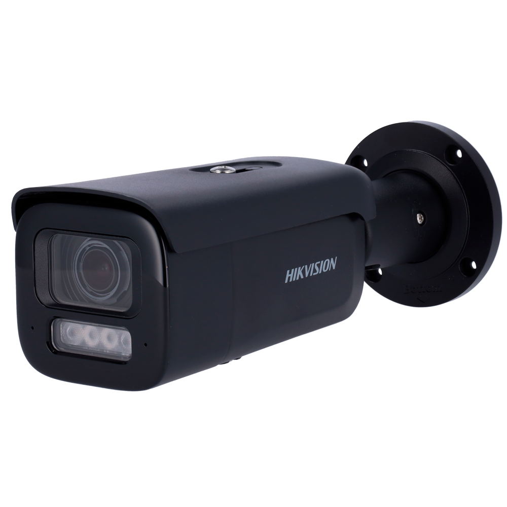 Hikvision cámara Bullet IP gama PRO color negro 4 MP, 2.8 ~ 12 mm Motorizada, PoE DS-2CD2647G2HT-LIZS(2.8-12)/eF//BLK