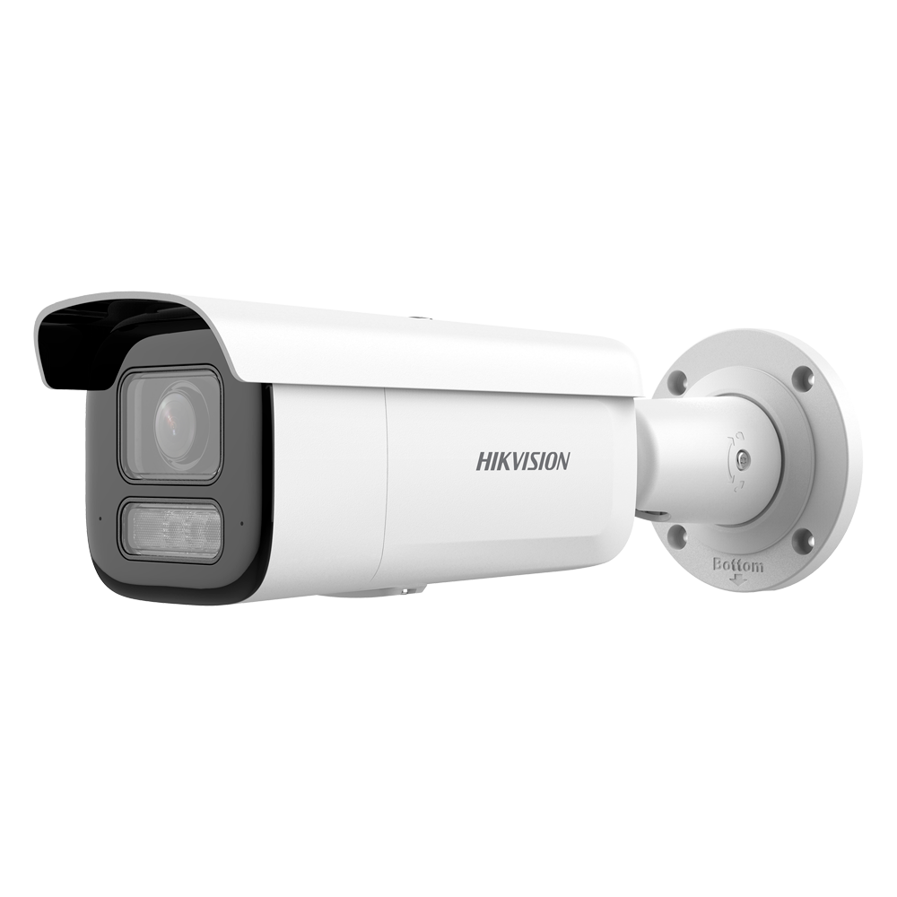 Hikvision cámara Bullet IP gama PRO color blanco 6 MP, 2.8 ~ 12 mm Motorizada, PoE DS-2CD2663G2-LIZS2U/SL