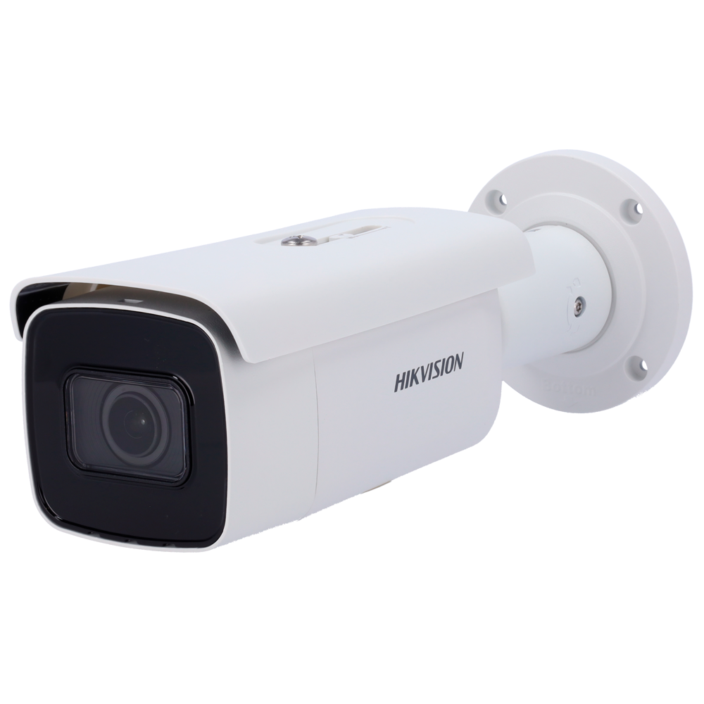 Hikvision Cámara Bullet IP gama PRO color blanco 8 MP, 2.8 ~ 12 mm Motorizada, PoE DS-2CD2683G2-IZS(2.8-12mm)