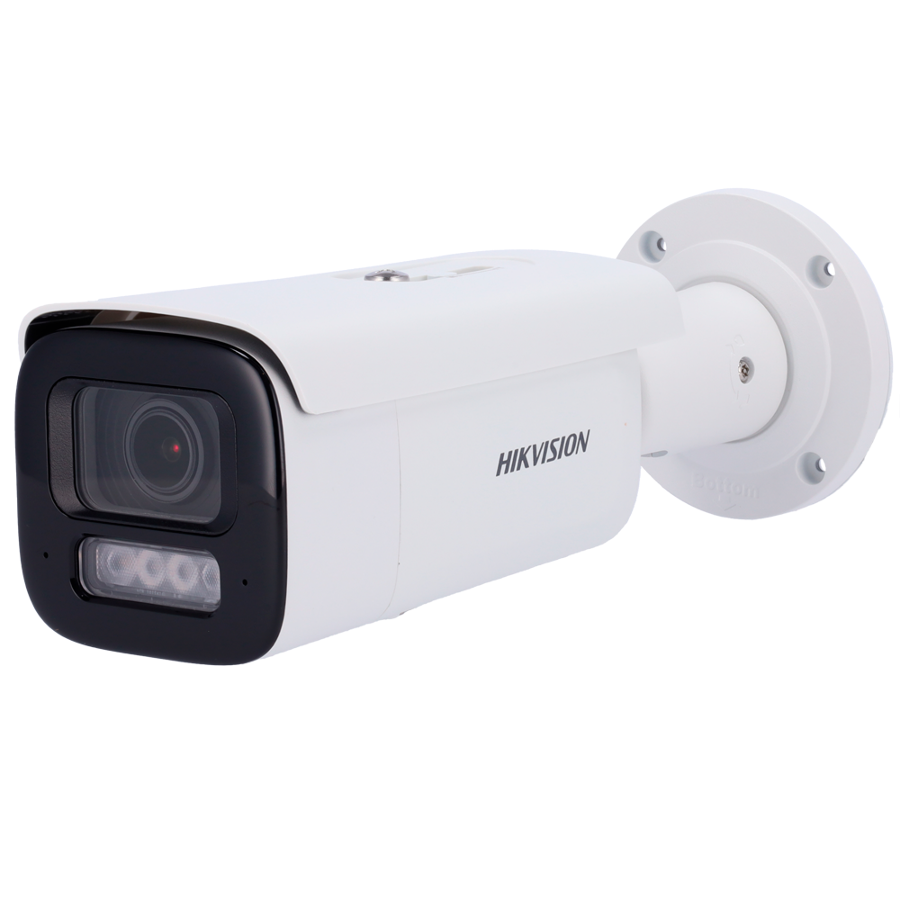 Hikvision Cámara Bullet IP gama PRO color blanco 8 MP, 2.8 ~ 12 mm Motorizada, PoE DS-2CD2683G2-LIZS2U(2.8-12mm)