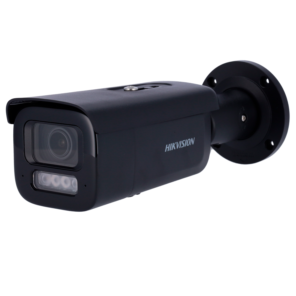 Hikvision Cámara Bullet IP gama PRO color blanco 8 MP, 2.8 ~ 12 mm Motorizada, PoE DS-2CD2683G2-LIZS2U(2.8-12mm)/BLACK
