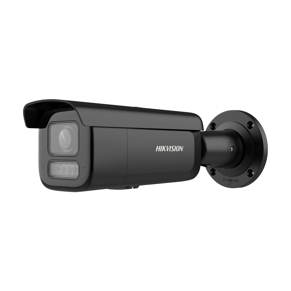 Hikvision cámara Bullet IP gama PRO color blanco 8 MP, 2.8 ~ 12 mm Motorizada, PoE DS-2CD2683G2-LIZS2U/SL(2.8-12mm)BLK