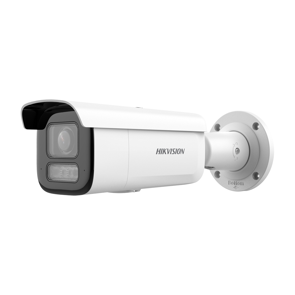 Hikvision cámara Bullet IP gama PRO color blanco 8 MP, 2.8 ~ 12 mm Motorizada, PoE DS-2CD2683G2-LIZS2U/SRB(2.8-12mm)