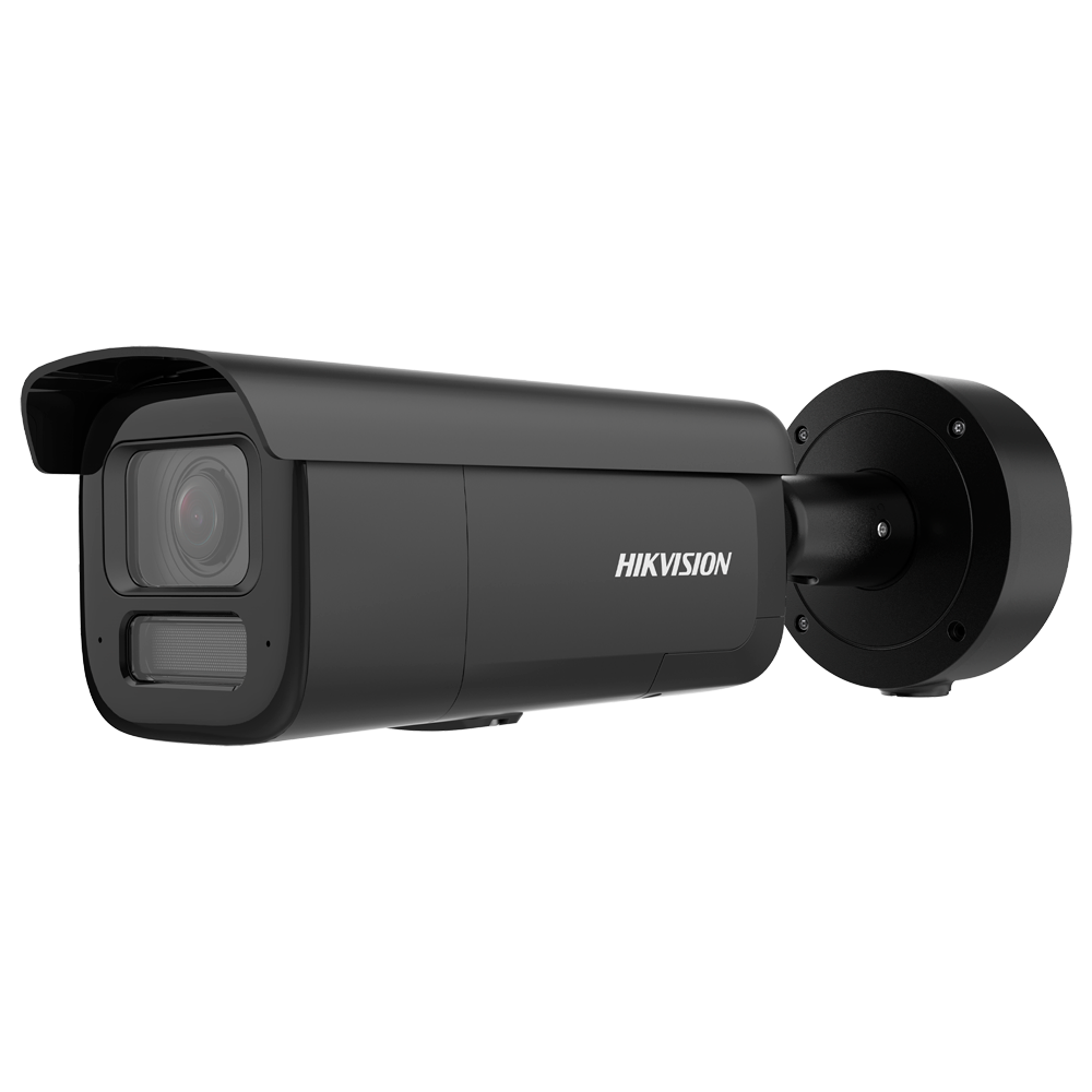 Hikvision cámara Bullet IP gama PRO color blanco 8 MP, 2.8 ~ 12 mm Motorizada, PoE DS-2CD2686G2HT-IZS(2.8-12)/eF//BLK