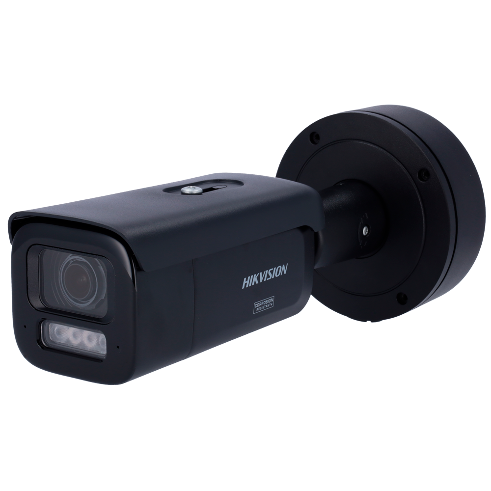 Hikvision cámara IP Bullet gama PRO ColorVu3.0 color negro 8 MP, 2.8 ~ 12 mm Motorizada, PoE DS-2CD2687G3-LIZSY(2.8-12mm)/BLACK