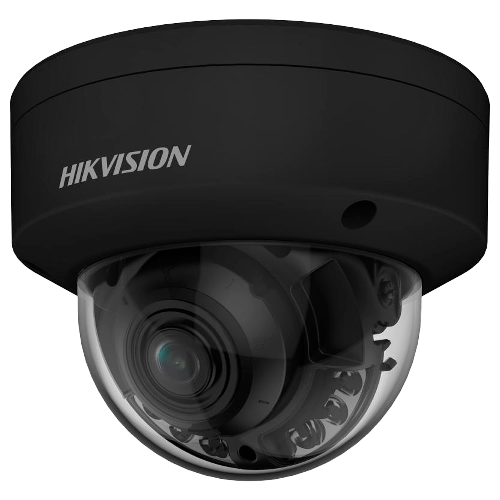 Hikvision Cámara Domo IP gama PRO color negro 4 MP, 2.8 ~ 12 mm Motorizada, WiFi, PoE DS-2CD2747G2HT-LIZS(2.8-12)/eF//BLK