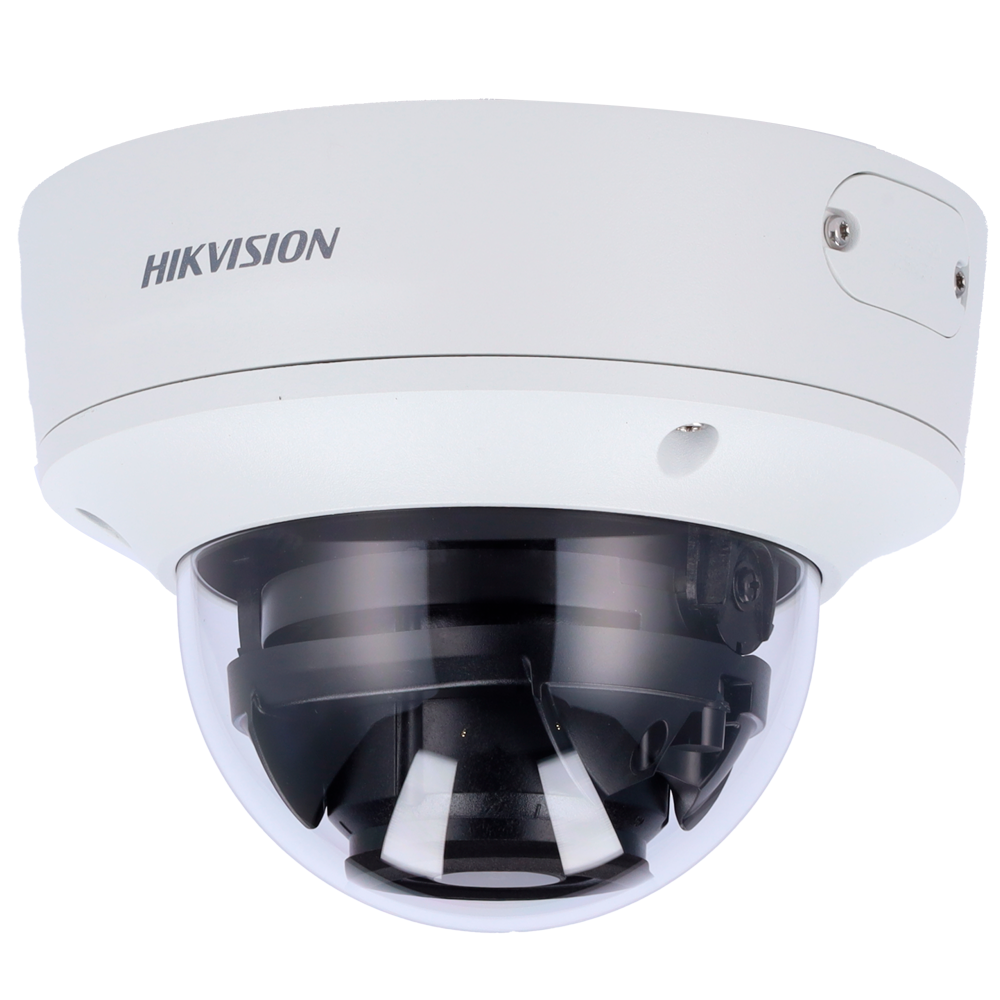 Hikvision Cámara Domo IP gama PRO color blanco 6 MP, 2.8 ~ 12 mm Motorizada, PoE DS-2CD2763G2-IZS(2.8-12mm)