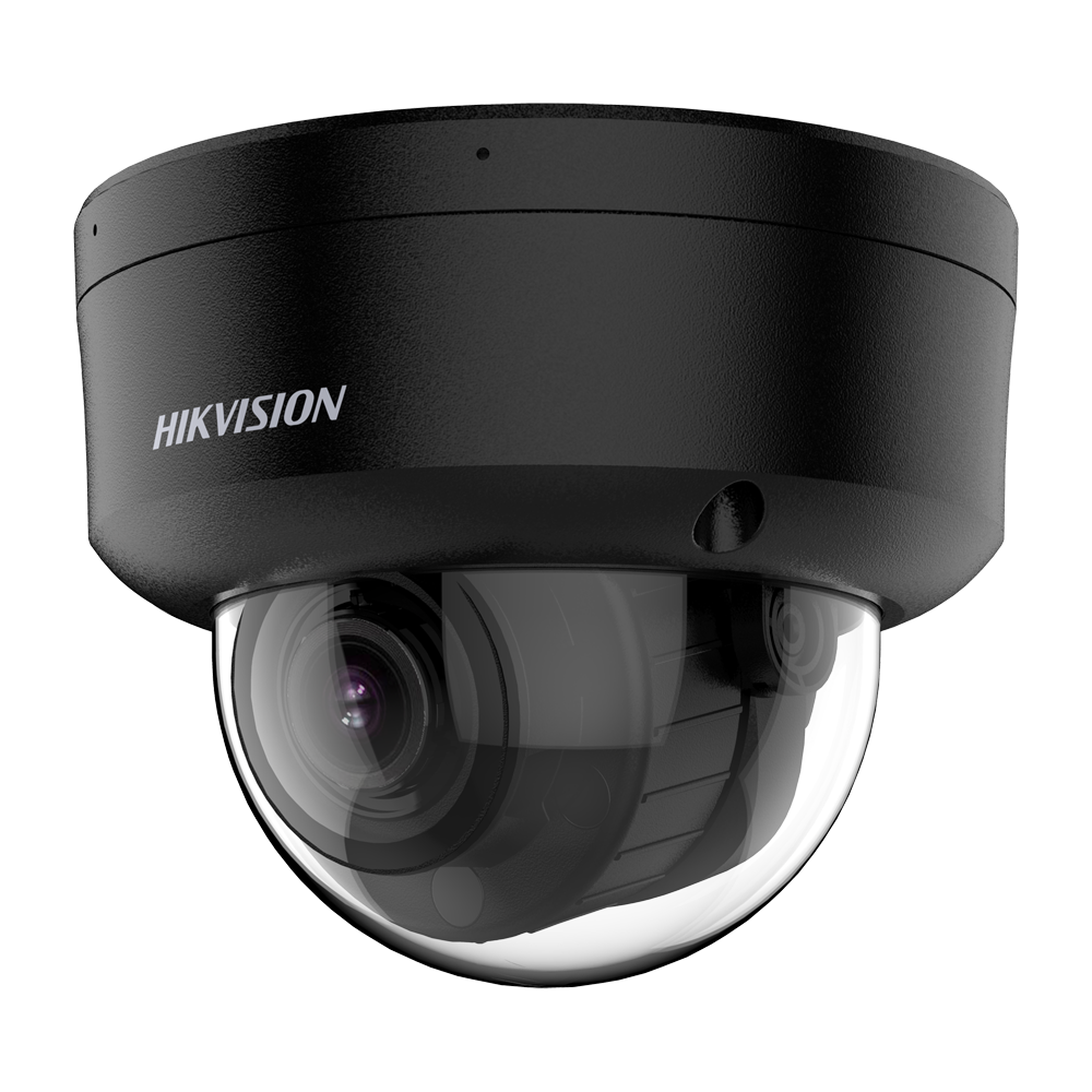 Hikvision cámara Domo IP gama PRO color negro 6 MP, 2.8 ~ 12 mm Motorizada, PoE DS-2CD2763G2-LIZS2U(2.8-12mm)/BLACK