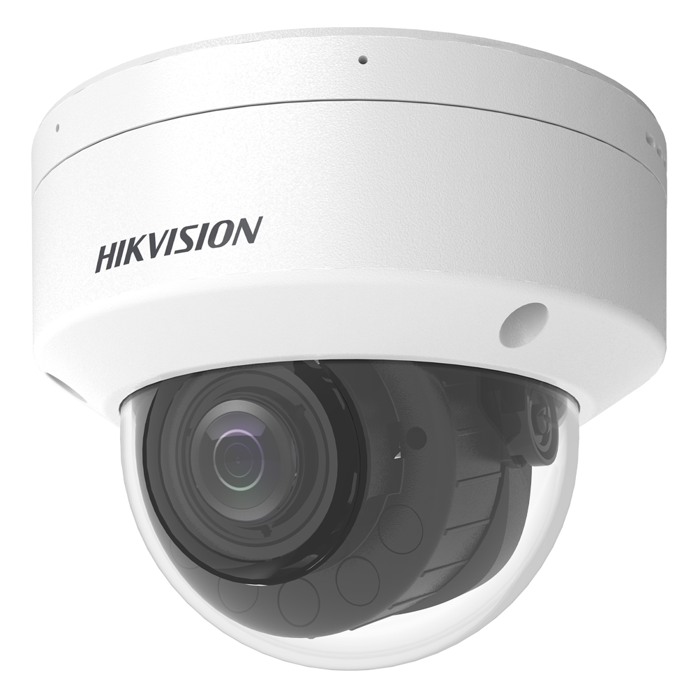 Hikvision cámara Domo IP gama PRO color blanco 6 MP, 2.8 ~ 12 mm Motorizada, PoE DS-2CD2763G2-LIZS2U/SL