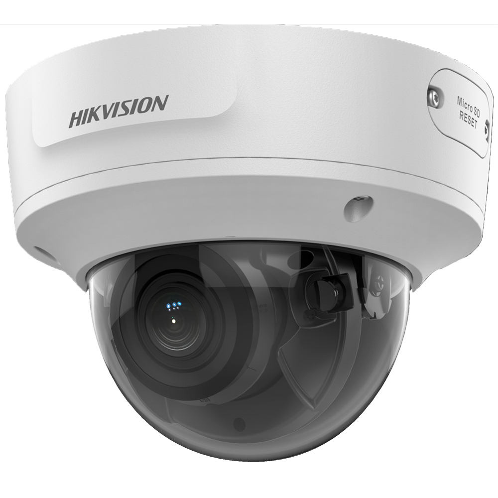 Hikvision Cámara Domo IP gama PRO color blanco 8 MP, 2.8 ~ 12 mm Motorizada, PoE DS-2CD2783G2-IZS(2.8-12mm)