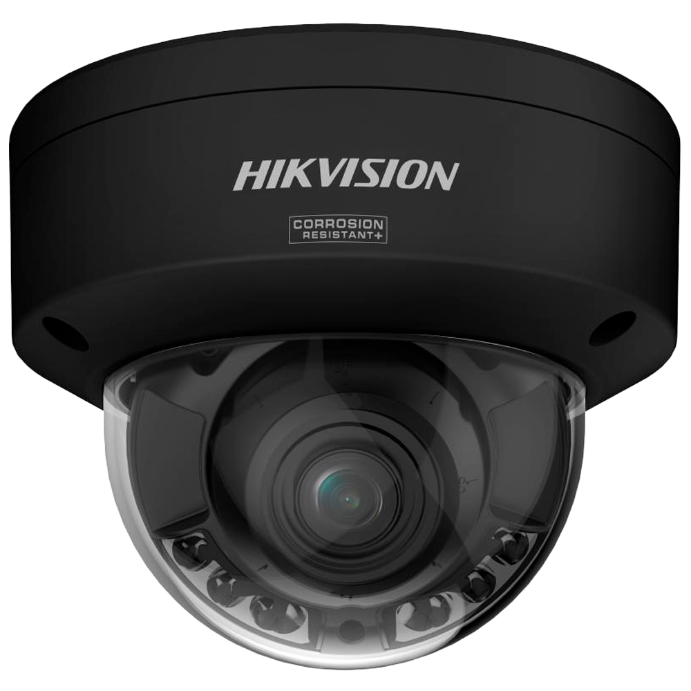Hikvision cámara IP Domo gama PRO ColorVu3.0 color negro 8 MP, 2.8 ~ 12 mm Motorizada, PoE DS-2CD2787G3T-LIZSY(2.8-12mm)/BLACK