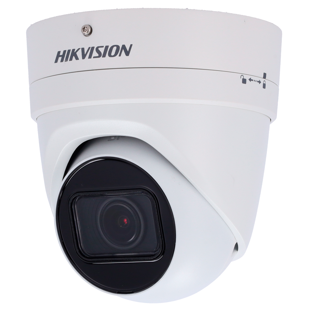 Hikvision Cámara Turret IP gama AcuSense 4 MP, 2.8 ~ 12 mm Motorizada, PoE DS-2CD2H46G2-IZS(2.8-12mm)(C)