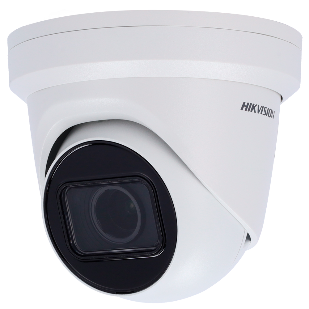 Hikvision Cámara Turret IP gama PRO 8 MP, 2.8 ~ 12 mm Motorizada, PoE DS-2CD2H83G2-IZS(2.8-12mm)