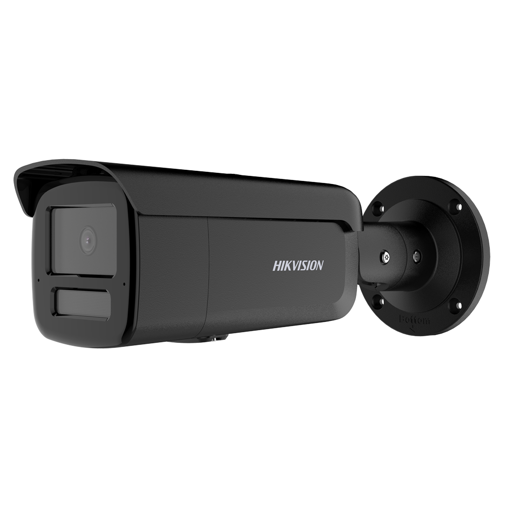 Hikvision Cámara Bullet IP gama PRO color negro 4 MP, 2.8 mm, PoE DS-2CD2T43G2-4LI2U(2.8mm)(BLACK)