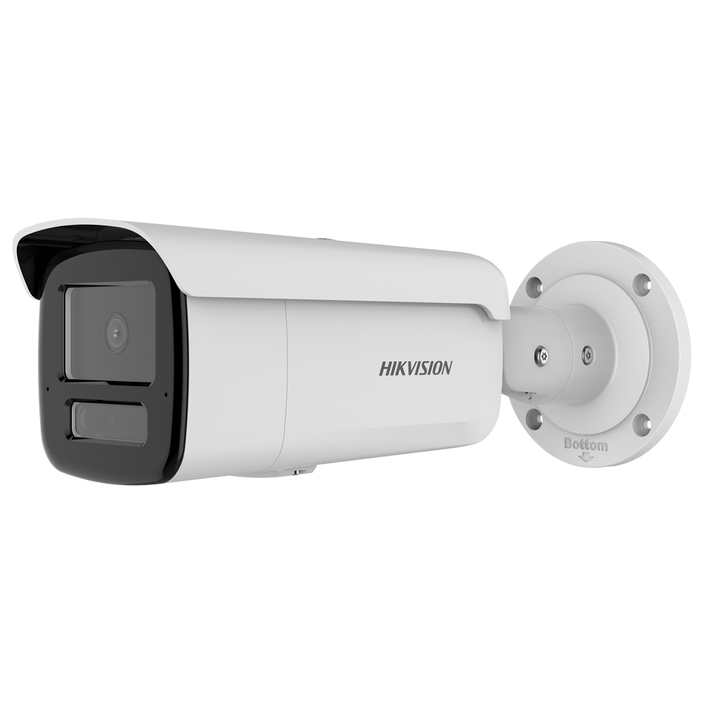 Hikvision cámara Bullet IP gama PRO color blanco 4 MP, 4 mm, PoE DS-2CD2T43G2-4LI2U(4mm)