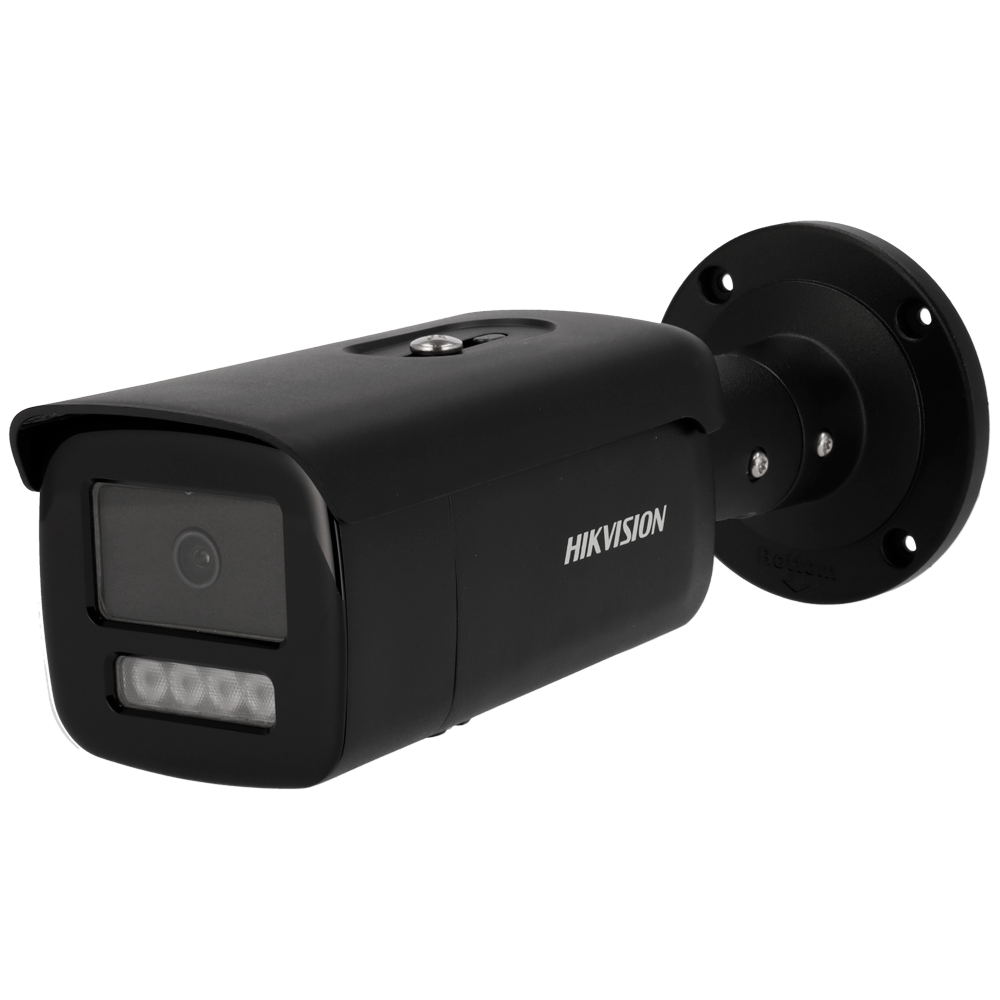 Hikvision Cámara Bullet IP gama PRO color negro 4 MP, 2.8 mm, PoE DS-2CD2T46G2H-4I(2.8mm)(eF)/BLACK