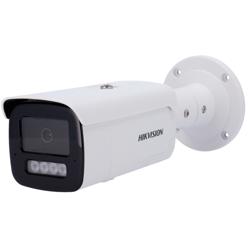 Hikvision Cámara Bullet IP gama PRO color blanco 4 MP, 2.8 mm, PoE DS-2CD2T46G2H-IS2U/SL(2.8mm)(eF)