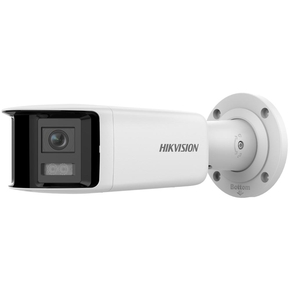 Hikvision Cámara Panorámica Bullet IP gama PRO color blanco 4 MP, 2.8 mm, WiFi, PoE DS-2CD2T46G2P-ISU/SL(2.8mm)(C)