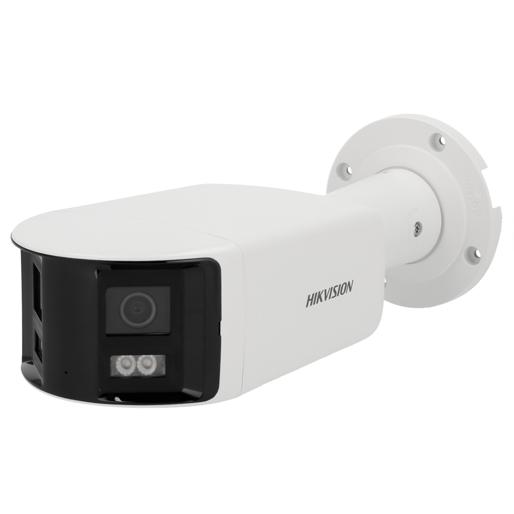 Hikvision Cámara Panorámica Bullet IP gama PRO color blanco 6 MP, 2.8 mm, PoE DS-2CD2T67G2P-LSU/SL(2.8mm)(C)
