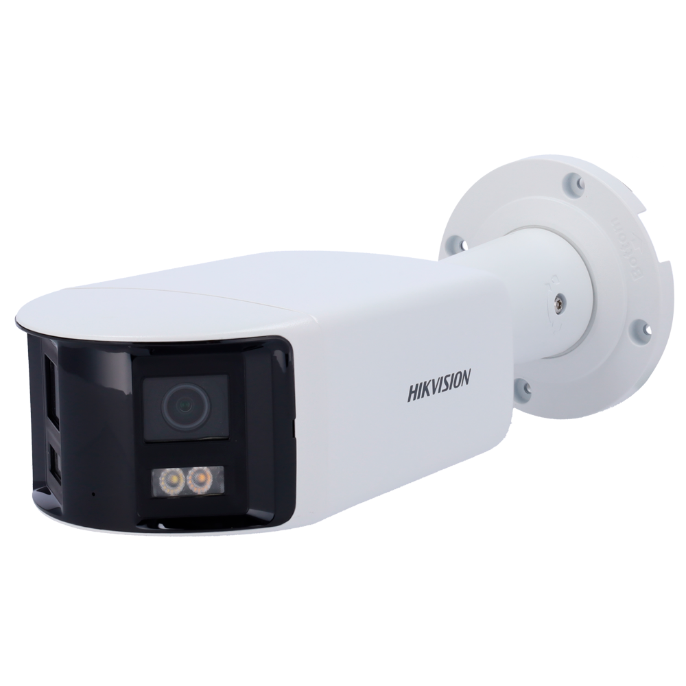Hikvision Cámara Panorámica Bullet IP gama PRO color blanco 8 MP, 4 mm, WiFi, PoE DS-2CD2T87G2P-LSU/SL(4mm)(C)