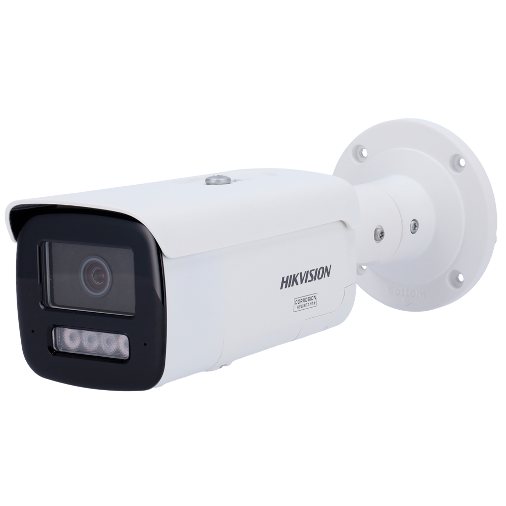 Hikvision cámara IP Bullet gama PRO ColorVu3.0 color blanco 8 MP, 4 mm, PoE DS-2CD2T87G3-LIS2UY/SL(4mm)