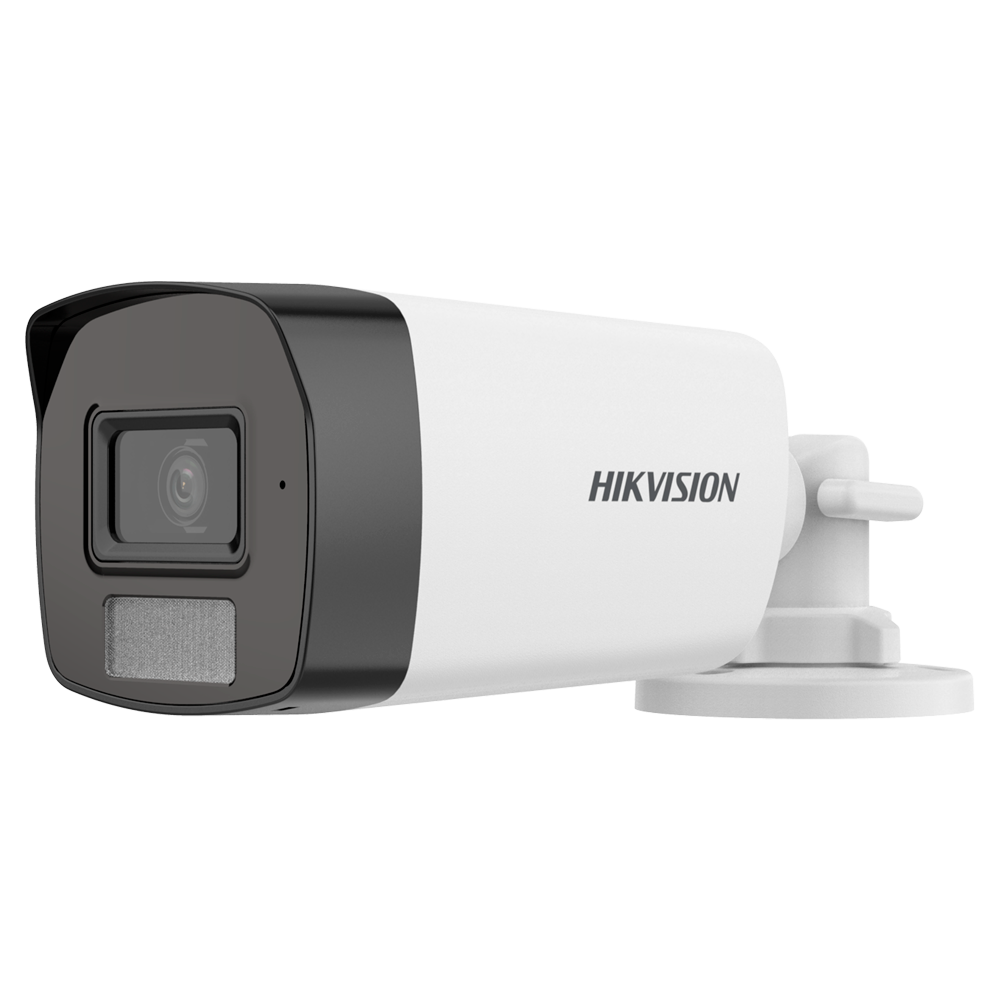 Hikvision Cámara Bullet 4en1 Gama VALUE color blanco 5 MP, 2.8 mm DS-2CE17K0T-LFS(2.8mm)