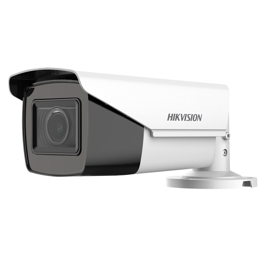 Hikvision Cámara Bullet 4en1 gama Value color blanco 5 MP, 2.7 ~ 13.5 mm Motorizada DS-2CE19H0T-AIT3ZF(2.7-13.5mm)(C)