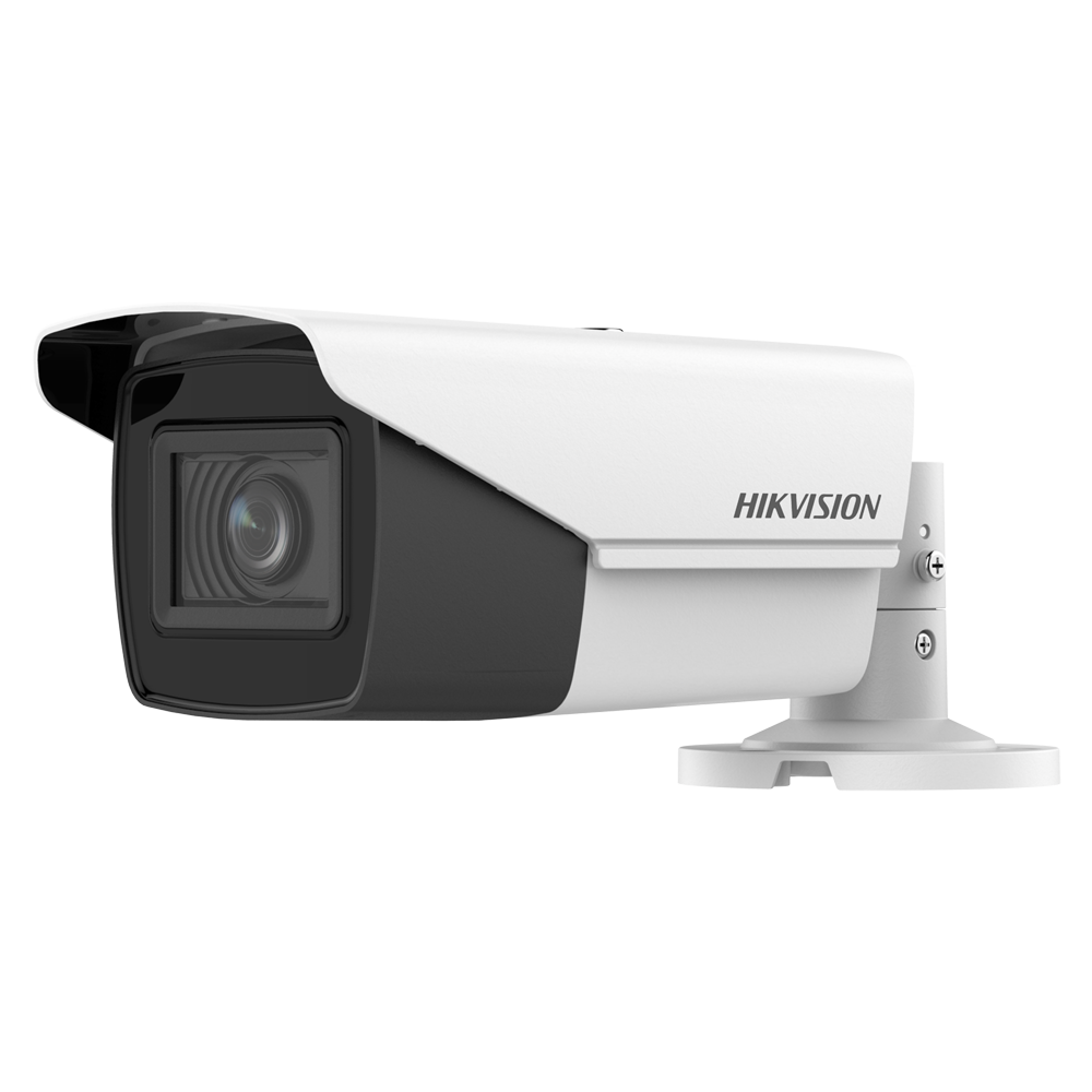 Hikvision Cámara Bullet 4en1 Gama Value color blanco 2 MP, 2.7 ~ 13.5 mm Motorizada DS-2CE19U1T-IT3ZF(2.7-13.5mm)
