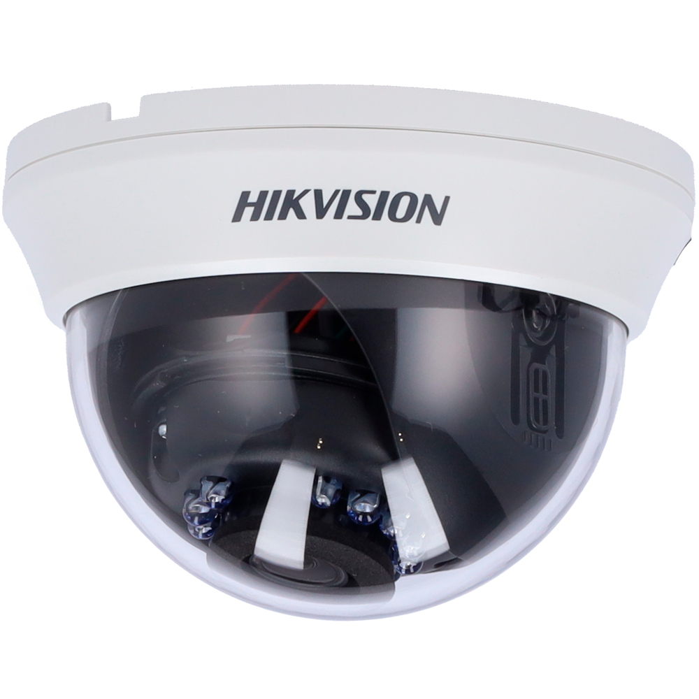 Hikvision Cámara Domo 4en1 Gama Value color blanco 2 MP, 3.6 mm DS-2CE56D0T-IRMMF(3.6mm)(C)