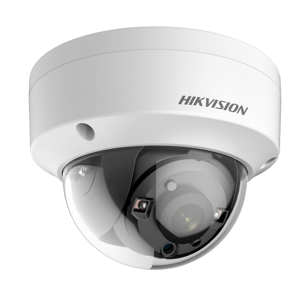 Hikvision Cámara Domo 4en1 Gama PRO color blanco 5 MP, 2.8 mm DS-2CE57H8T-VPITF(2.8mm)