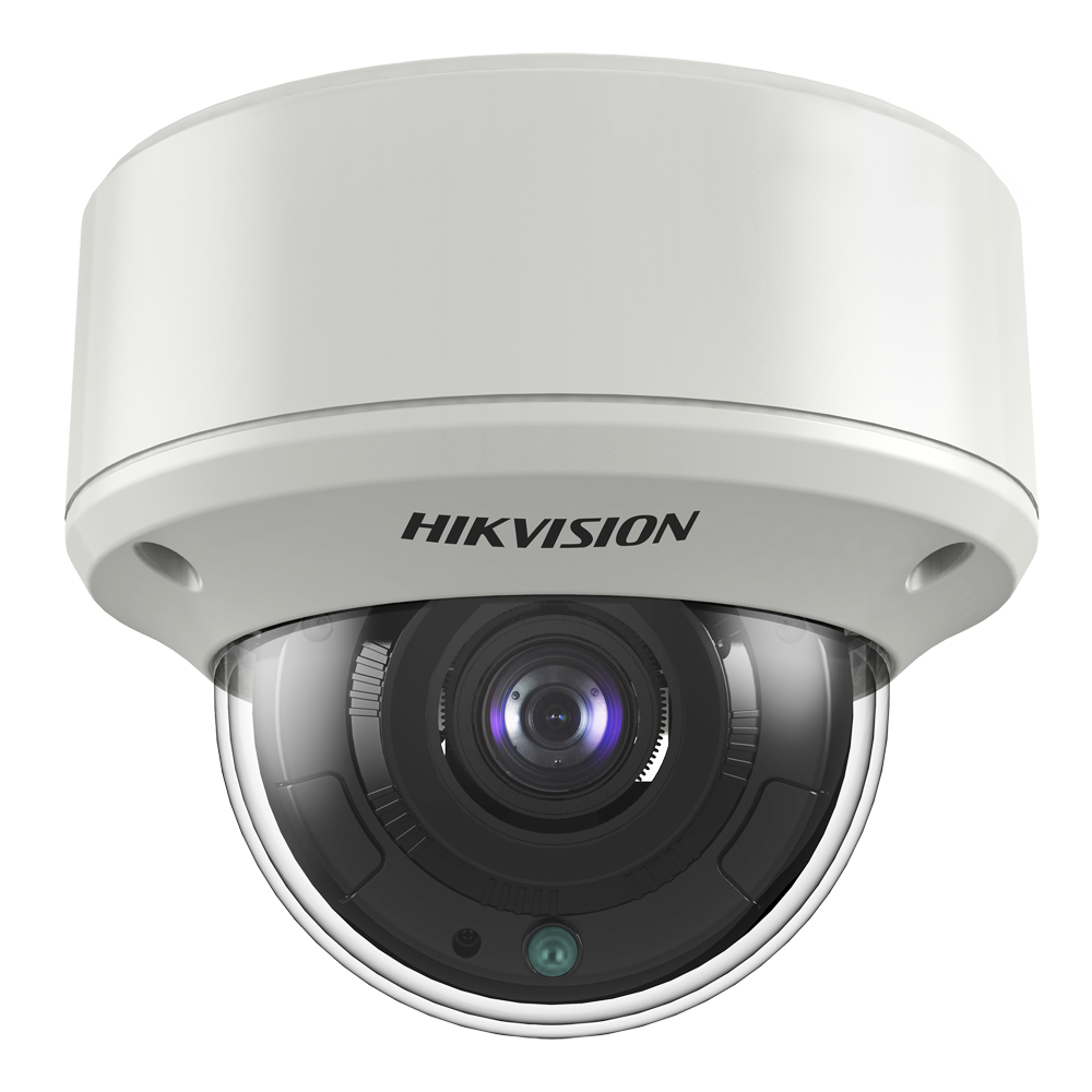 Hikvision Cámara Domo 4en1 Gama PRO color blanco 5 MP, 2.7 ~ 13.5 mm Motorizada DS-2CE59H8T-AVPIT3ZF(2.7-13.5mm)
