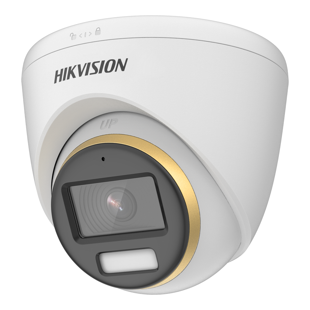 Hikvision cámara Turret 4en1 Gama PRO color blanco 2 MP, 2.8 mm DS-2CE72DF3T-FS(2.8mm)