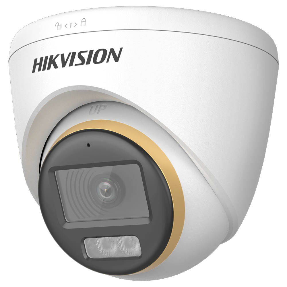 Hikvision cámara Turret HDTVI Gama PRO color blanco 2 MP, 2.8 mm DS-2CE72DF3T-LSE(2.8mm)